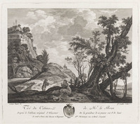 KG 14872
<br/>
Landschap met ruïne op rots
<br/>
<em>Maillet, Joseph C. (1751-1811)</em>